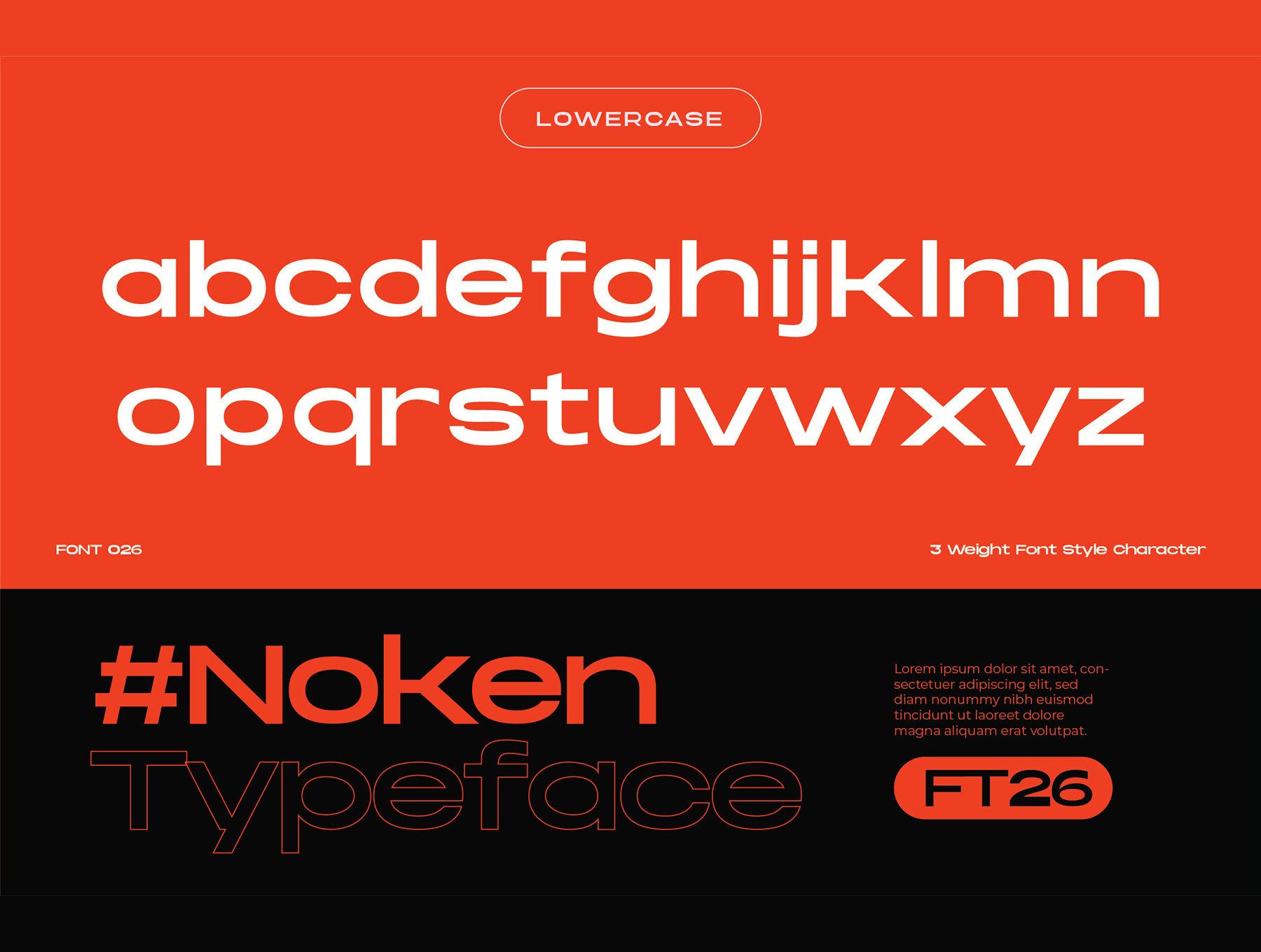 Noken Extended-多功能字体 Noken Extended - Versatile Typeface AE, ttf, otf格式-字体-到位啦UI